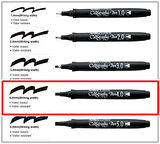 Artline Calligraphy Çizim Kalemi 4,0 Mavi Kesik Uç - 2 adet