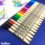 Artline Supreme Mor Brush Uçlu Kalem