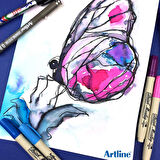 Artline Supreme Koyu Kahve Brush Uçlu Kalem