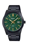 Casio MTP-VD03B-3AUDF Quartz Çelik Siyah Yeşil Kadran 41 mm Erkek Kol Saati