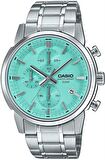 CASIO MTP-E510D-2AVDF TURKUAZ KADRAN ÇELİK ERKEK KOL SAATİ