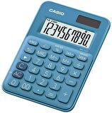 Casio MS-7UC-BU 10 Hane Mavi Masa Üstü Hesap Makinesi