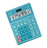 Casio GR-12C-LB 12 Hane Mavi Masa Üstü Hesap Makinesi