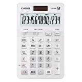 Casio JS-40B-WE Beyaz Profesyonel 14 Hane Masa Üstü Hesap Makinesi