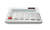 Casio DE-12E-WE Beyaz 12 Hane Masa Üstü Ergonomik Tuşlu Hesap Makinesi