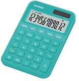 Casio MS-20YC-TU 12 Hane Turkuaz Masa Üstü Hesap Makinesi