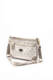 Silver Polo  Kadın Çapraz Çanta 1160-45497 SILVER POLO ÇAPRAZ BAYAN ÇANTASI M178 BEJ-MAT KUM