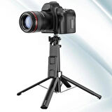 Fotoğraf Makinesi Ve Telefon Takılabilen 2Si 1 Arada 2.2M Uzayan Selfie Çubuğu Kumandalı Tripod (4549)