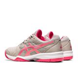 Asics Gel-Dedicate 6 Gri/Pembe Kadın Tenis Ayakkabısı