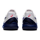 Asics Gel-Resolution 8 Beyaz/Mavi Kadın Tenis Ayakkabısı