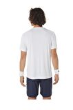 Asics Court Tennis Graphic Tee Erkek Beyaz Tenis Tişört