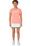 Asics Tennis Graphic Tee Pembe Kız Çocuk Tenis Tişört