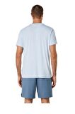 Asics Court Tennis Graphic Tee Erkek Açık Mavi Tenis Tişört
