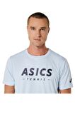 Asics Court Tennis Graphic Tee Erkek Açık Mavi Tenis Tişört