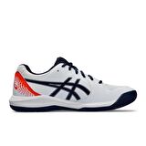 Asics Gel-Dedicate 8 Beyaz/Lacivert Erkek Tenis Ayakkabısı