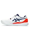Asics Gel Resolution 9 Beyaz Turuncu Erkek Tenis Ayakkabısı
