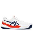 Asics Gel Resolution 9 GS Beyaz Kırmızı Çocuk Tenis Ayakkabısı