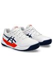 Asics Gel Resolution 9 GS Beyaz Kırmızı Çocuk Tenis Ayakkabısı