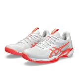 Asics Solution Speed FF 3 Beyaz/Mercan Kadın Tenis Ayakkabısı