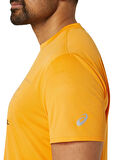 2011C981-800FUJITRAIL LOGO SS TOP Turuncu Erkek Bisiklet Yaka Regular Fit Baskılı T-Shirt
