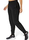 2032C844-002 ASICS LOGO SWEATPANT Siyah Kadın  Lastikli Paça  Normal Kalıp  Eşofman Altı