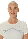 2012C938-200LITE-SHOW SS TOP Bej Kadın Bisiklet Yaka Regular Fit Baskılı T-Shirt