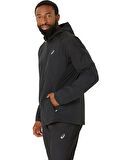 2011D084-001 ROAD PACKABLE JACKET Siyah Erkek Kapüşon Yaka Normal Kalıp  Rüzgarlık