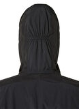 2012D076-001 ROAD PACKABLE JACKET Siyah Kadın Kapüşon Yaka Normal Kalıp  Rüzgarlık