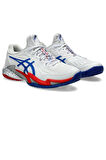 Asics Court FF 3 Novak Beyaz Mavi Erkek Tenis Ayakkabısı