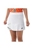 Yonex Tenis Şort Etek Beyaz Kadın 26127