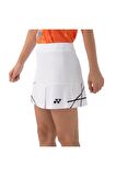 Yonex Tenis Şort Etek Beyaz Kadın 26127