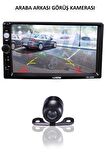 MEGA Vm-3404, 4x52 W, Dokummatik Araba, Oto Teyp Dokunmatik, Usb Girişli, Bluetooth, Mp3, Aux, Rady