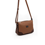 Silver Polo  Kadın Çapraz Çanta 784-45515 SILVER POLO ÇAPRAZ Kadın ÇANTASI M86 KARAMEL-MAT KAHVE