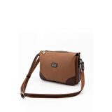 Silver Polo  Kadın Çapraz Çanta 784-45515 SILVER POLO ÇAPRAZ Kadın ÇANTASI M86 KARAMEL-MAT KAHVE