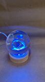 3D led ışık cam küre
