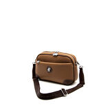 Silver Polo  Kadın Çapraz Çanta 1094-45529 SILVER POLO ÇAPRAZ Kadın ÇANTASI M86 KARAMEL-MAT KAHVE