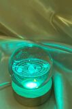 3D Led Işık Cam Küre Çok Işıklı Ahşap Samanyolu Güneş Sistemi
