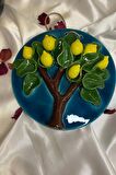 Limon Ağacı Seramik Duvar Panosu