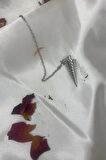 Gümüş Çelik Pandül Sarkaç Metal Burgu