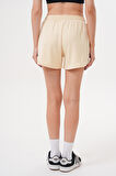 Kadın Modal Şort Beli Lastikli Cepli Şort MODAL-ŞORT