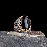 Hançer Modelli 925 Ayar Erkek Gümüş Yüzük