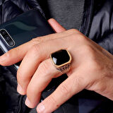 Senin Silver – Derin İz 925 | Sanatsal Dokulu Gümüş Yüzük