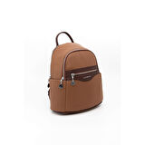 Silver Polo  Kadın  1161-45581 SILVER POLO SIRT ÇANTASI M86 KARAMEL-MAT KAHVE