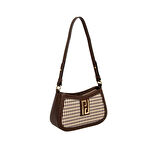 Silver Polo  Kadın Çapraz Çanta 1132-45598 SILVER POLO ÇAPRAZ Kadın ÇANTASI M191 KAHVE SARI-MAT KAHVE