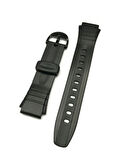 Casio F-200W Orijinal Siyah Silikon Saat Kayışı