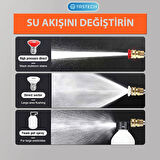 ŞARJLI BASINÇLI ARAÇ YIKAMA TABANCASI BAHÇE SULAMA ZEMİN TEMİZLİK KÖPÜKLÜ ARABA YIKAMA MAKİNESİ