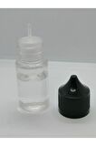 30ml Şeffaf Gorilla Şişe Beyaz Kapak, Plastik Şişe, Boş Şişe, Likit Şişesi, 100 Adet