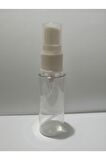30ml Şeffaf Plastik Şişe+sprey Başlık,dezenfektan Şişesi,medikal Şişe,boş Şişe,50 Adet