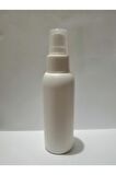 100ml Beyaz Mat Plastik Şişe+sprey Başlık,dezenfektan Şişesi,medikal Şişe,boş Şişe,50 Adet