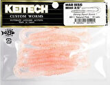 Keitech Mad Wag Mini 6.3cm (2.5") #011 Natural Pink Kokulu Silikon Kurt